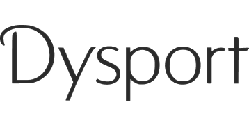 Dysport logo on a plain background